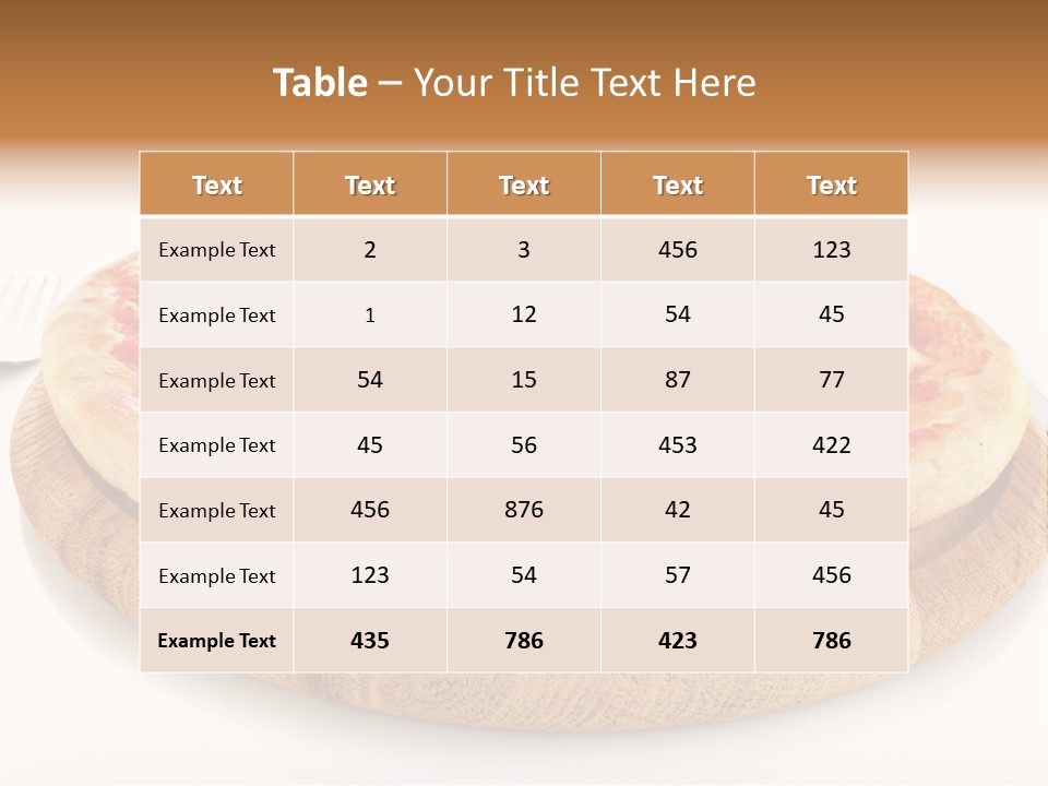 Pizza Cut Cheese PowerPoint Template