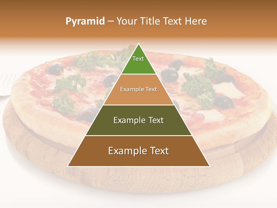 Pizza Cut Cheese PowerPoint Template