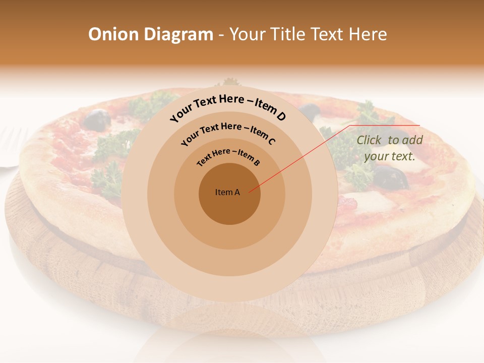 Pizza Cut Cheese PowerPoint Template