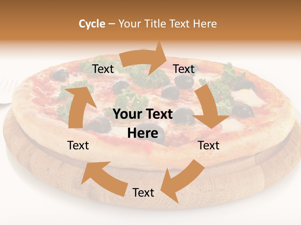 Pizza Cut Cheese PowerPoint Template