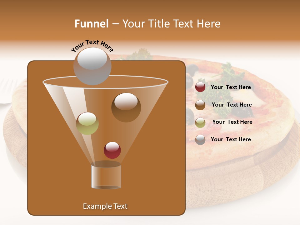 Pizza Cut Cheese PowerPoint Template