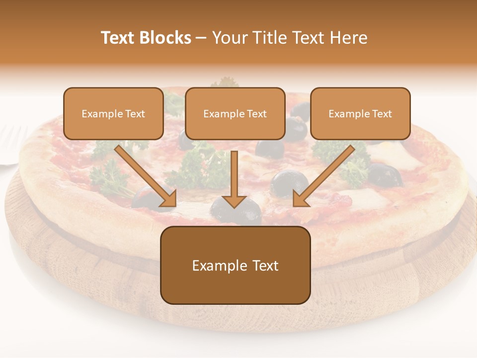 Pizza Cut Cheese PowerPoint Template