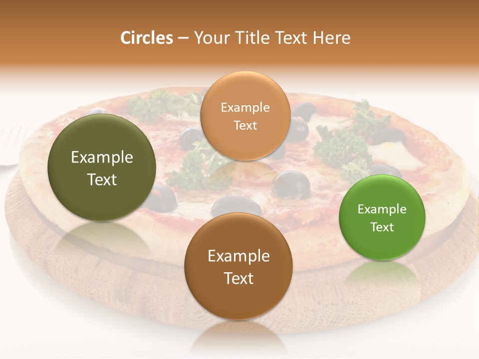 Pizza Cut Cheese PowerPoint Template