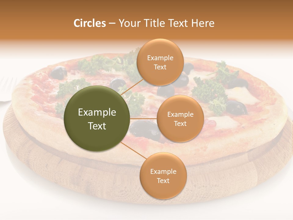 Pizza Cut Cheese PowerPoint Template