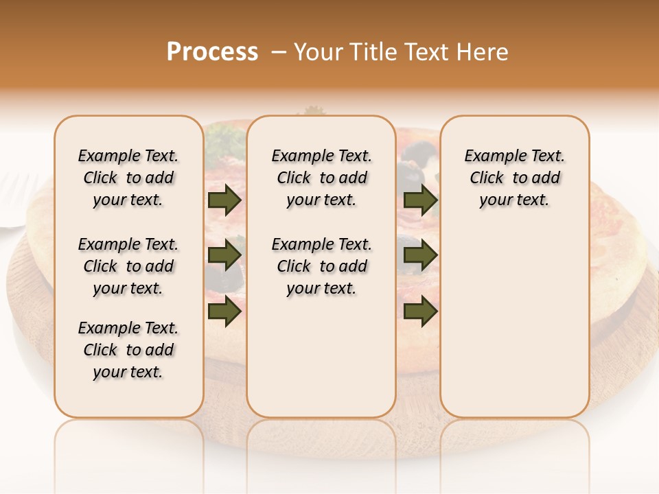 Pizza Cut Cheese PowerPoint Template