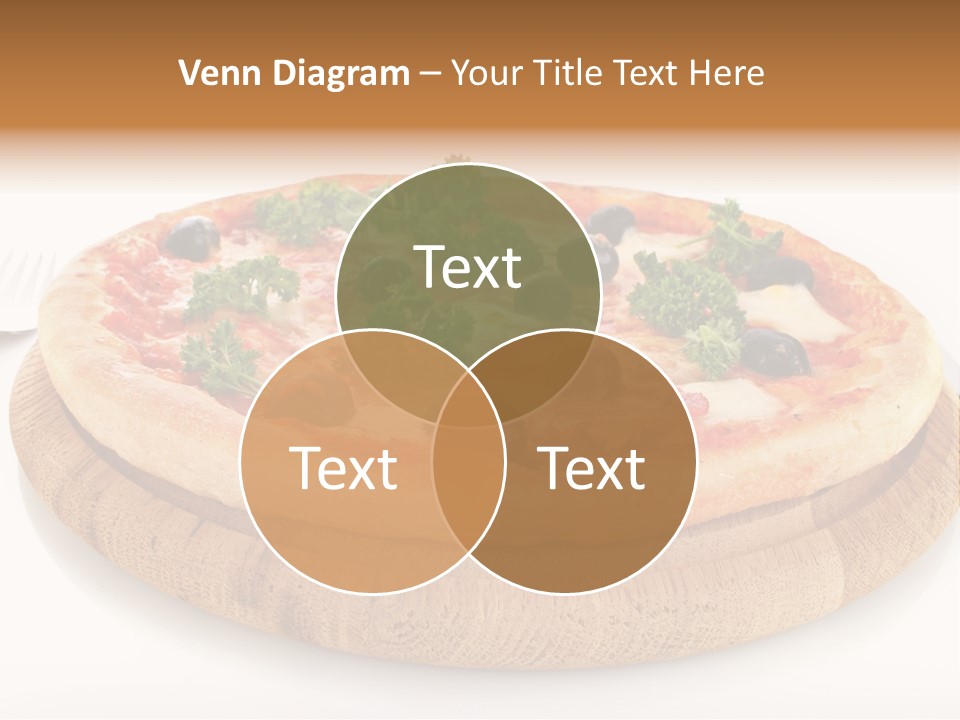 Pizza Cut Cheese PowerPoint Template