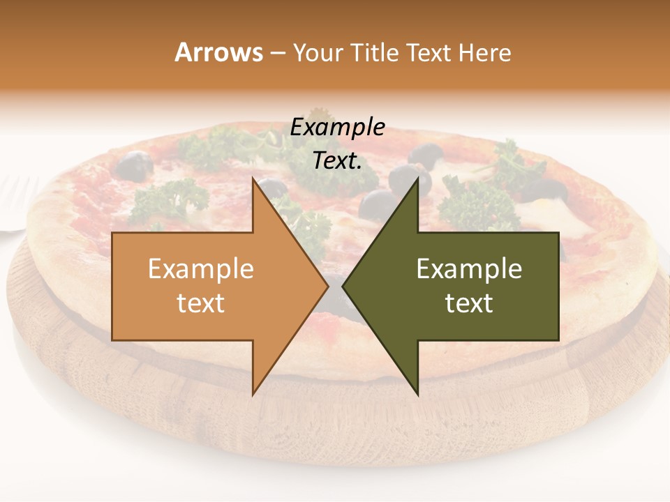 Pizza Cut Cheese PowerPoint Template