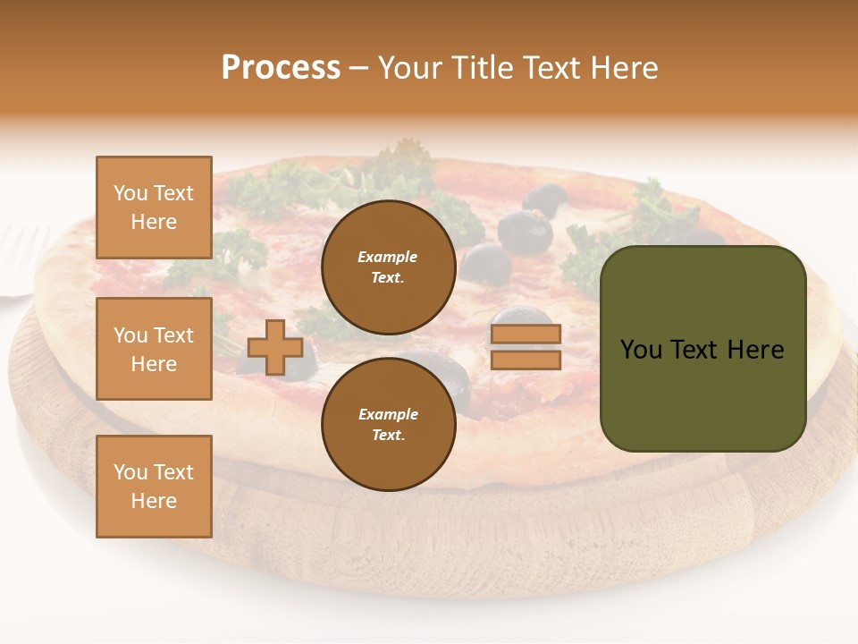 Pizza Cut Cheese PowerPoint Template