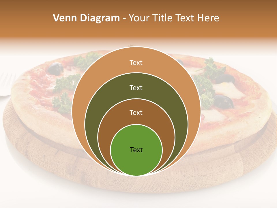 Pizza Cut Cheese PowerPoint Template
