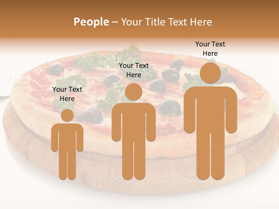 Pizza Cut Cheese PowerPoint Template