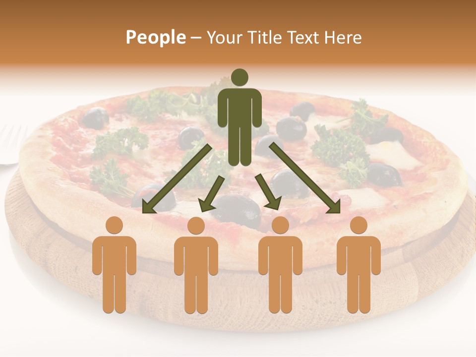 Pizza Cut Cheese PowerPoint Template