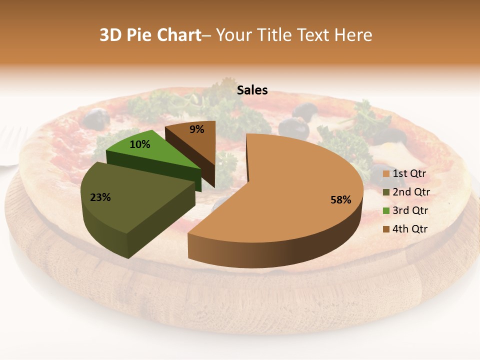 Pizza Cut Cheese PowerPoint Template