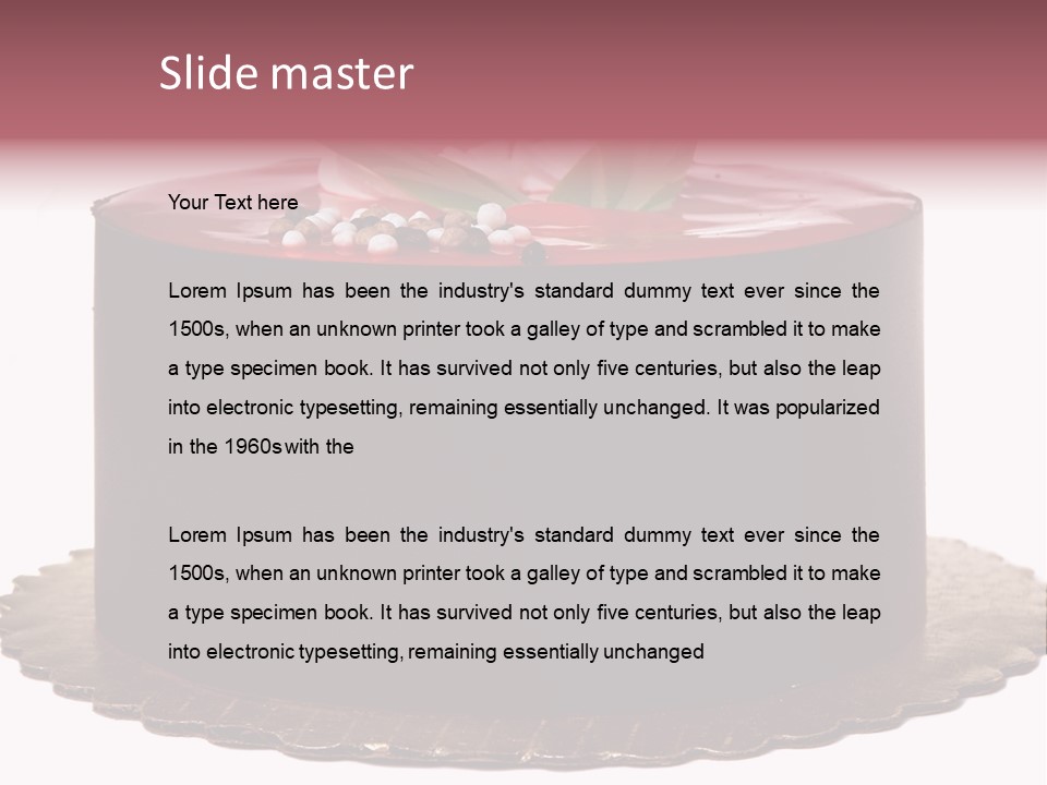 Cream Sugar Creamy PowerPoint Template