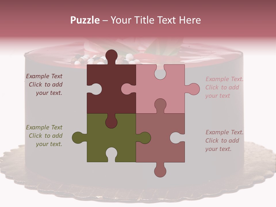 Cream Sugar Creamy PowerPoint Template