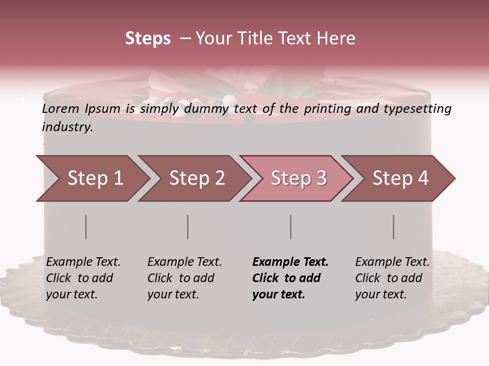 Cream Sugar Creamy PowerPoint Template