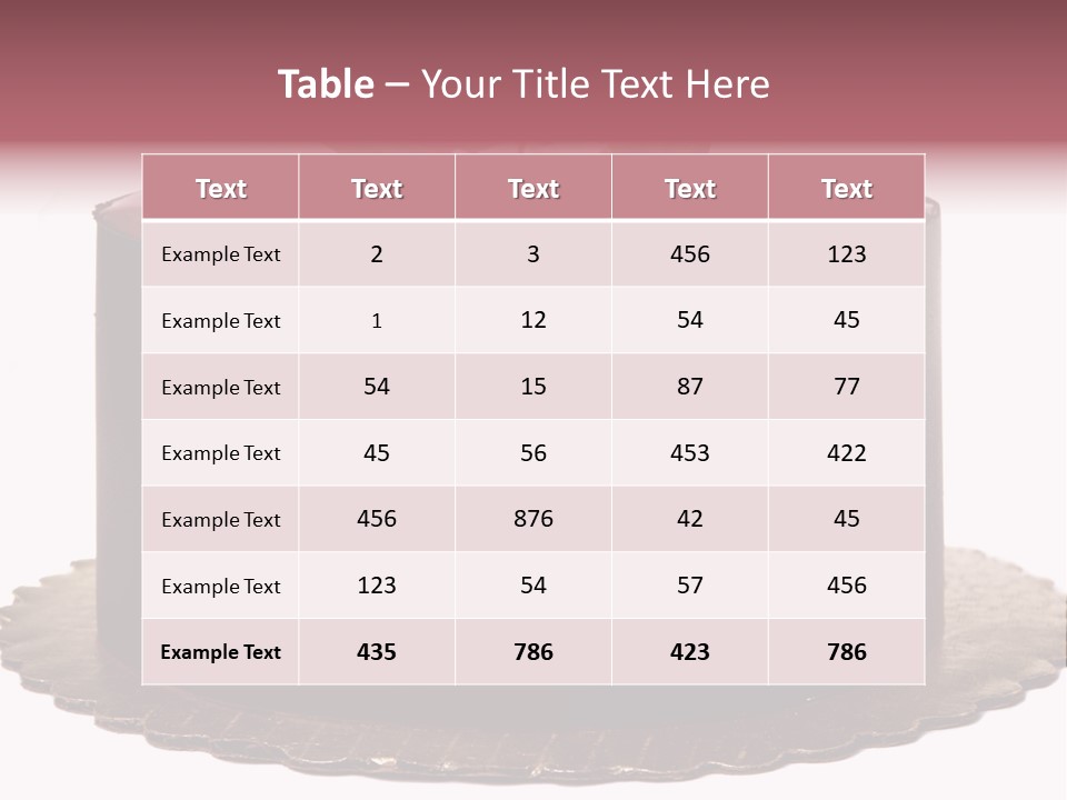 Cream Sugar Creamy PowerPoint Template