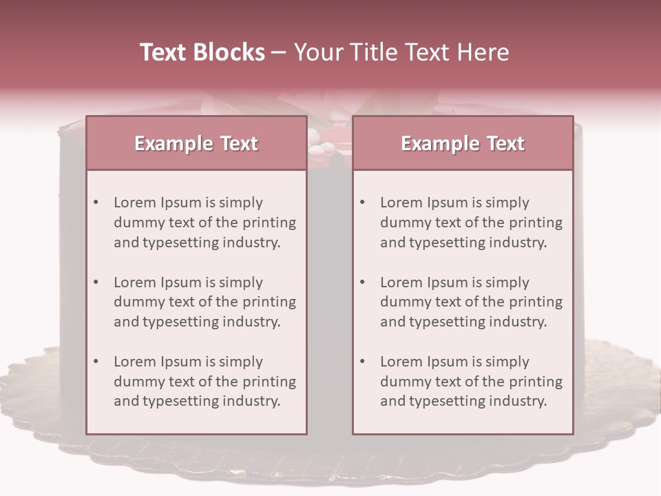 Cream Sugar Creamy PowerPoint Template