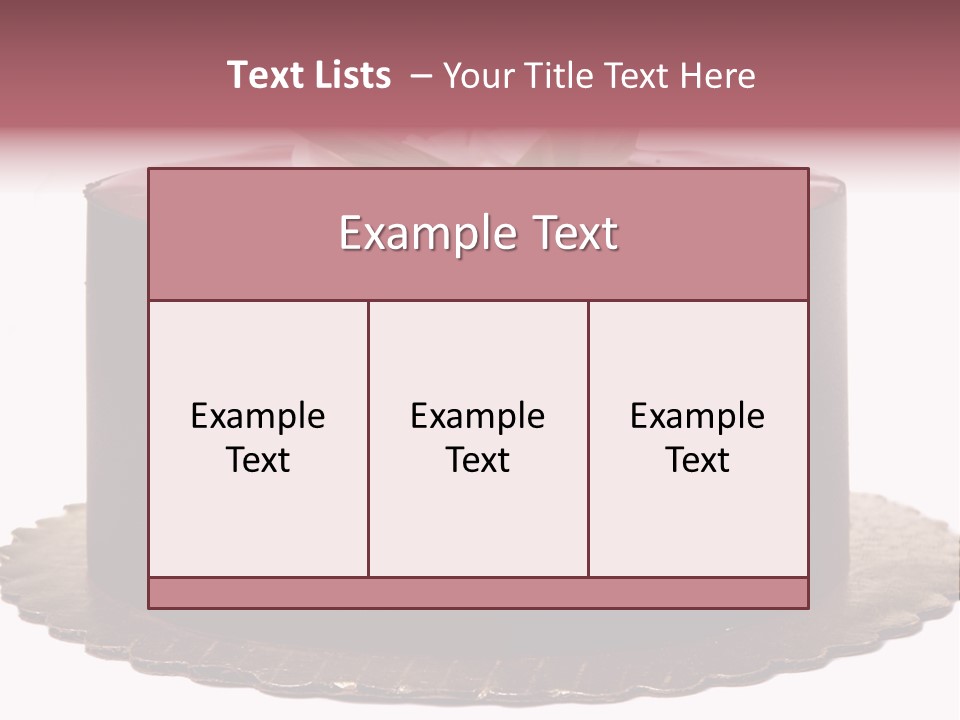 Cream Sugar Creamy PowerPoint Template