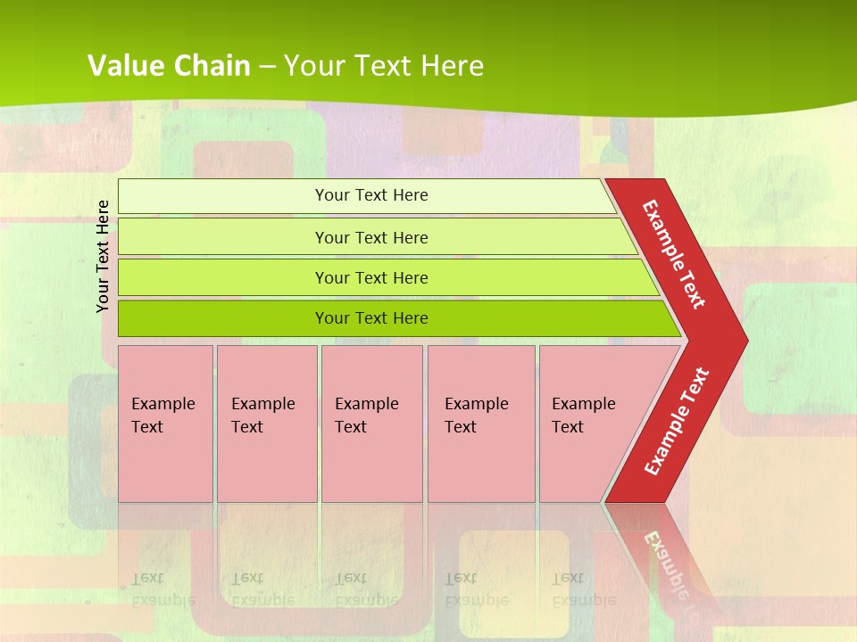 Pixel Close Up Colour PowerPoint Template