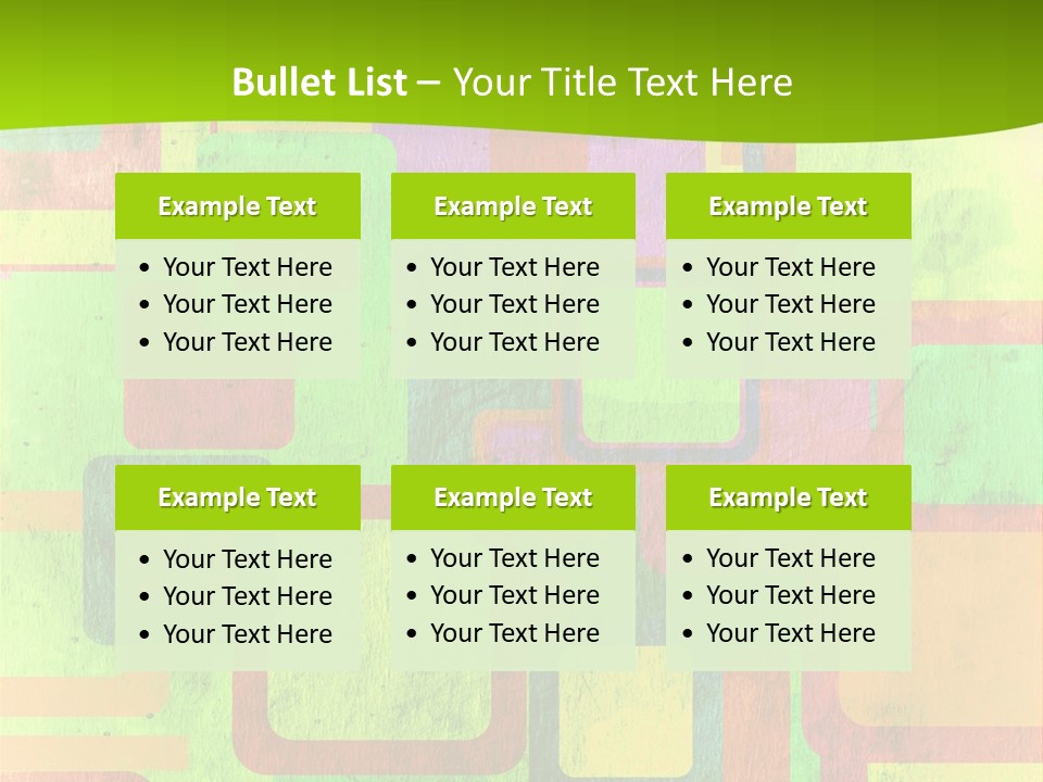 Pixel Close Up Colour PowerPoint Template