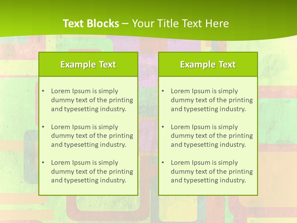 Pixel Close Up Colour PowerPoint Template