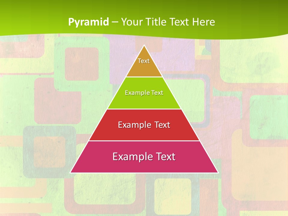 Pixel Close Up Colour PowerPoint Template