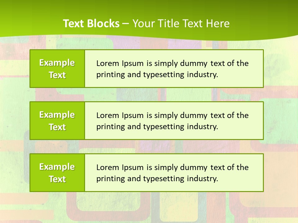 Pixel Close Up Colour PowerPoint Template