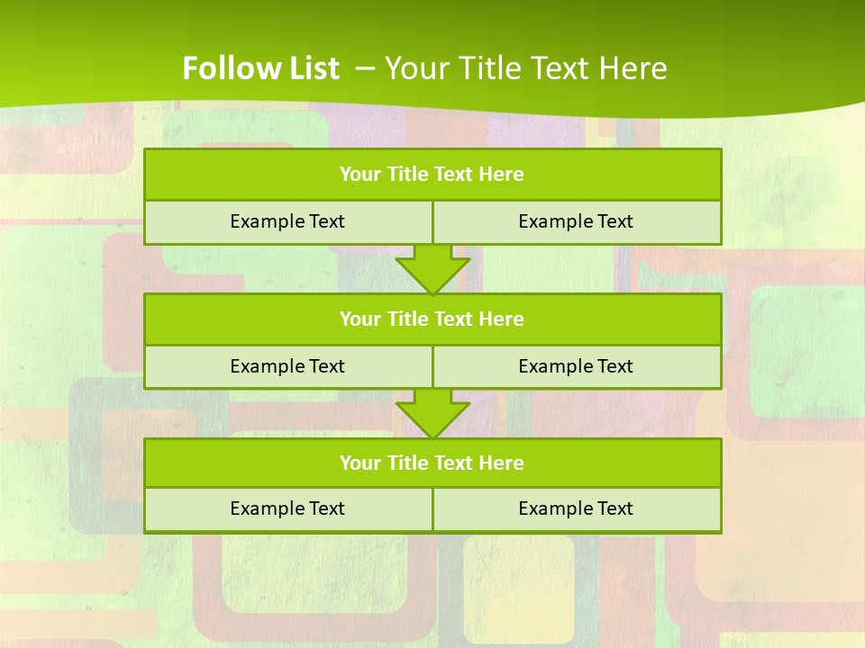 Pixel Close Up Colour PowerPoint Template