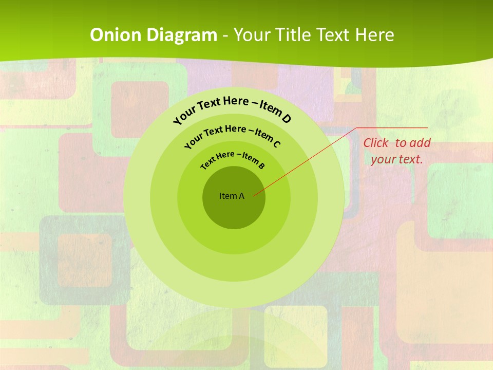 Pixel Close Up Colour PowerPoint Template