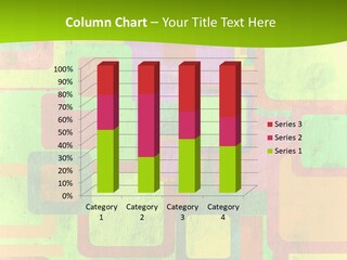 Pixel Close Up Colour PowerPoint Template