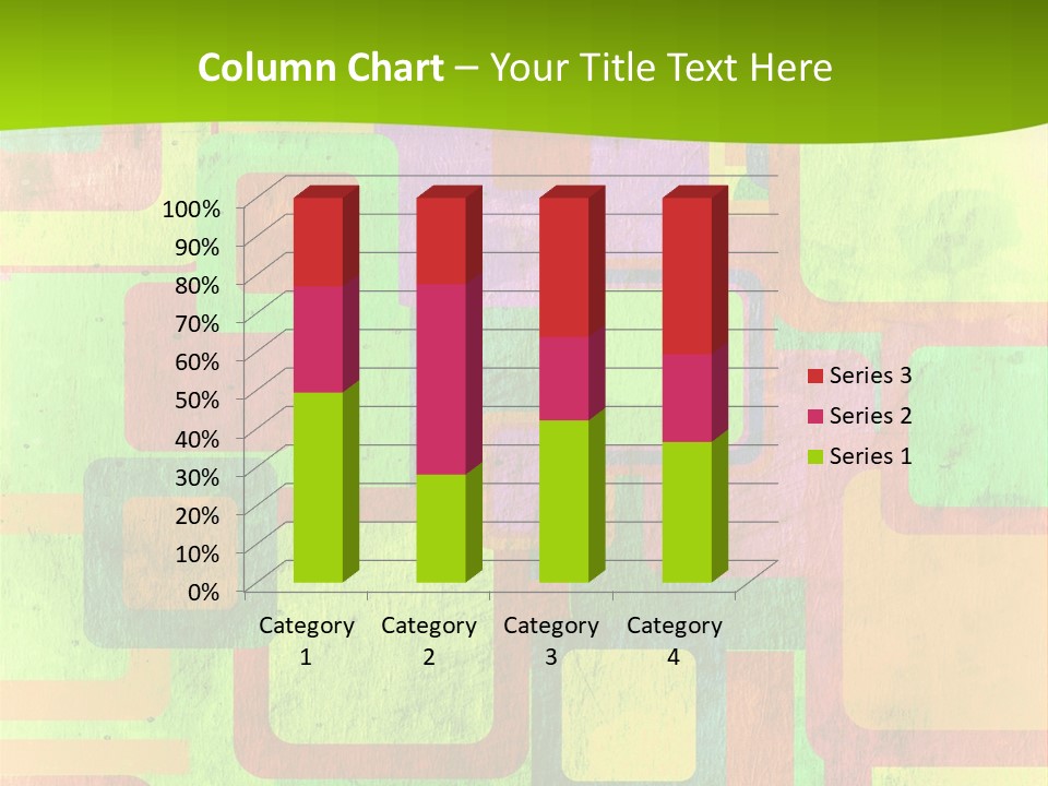 Pixel Close Up Colour PowerPoint Template
