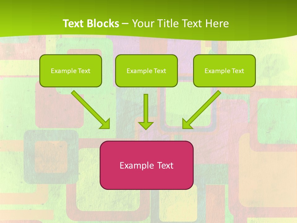 Pixel Close Up Colour PowerPoint Template