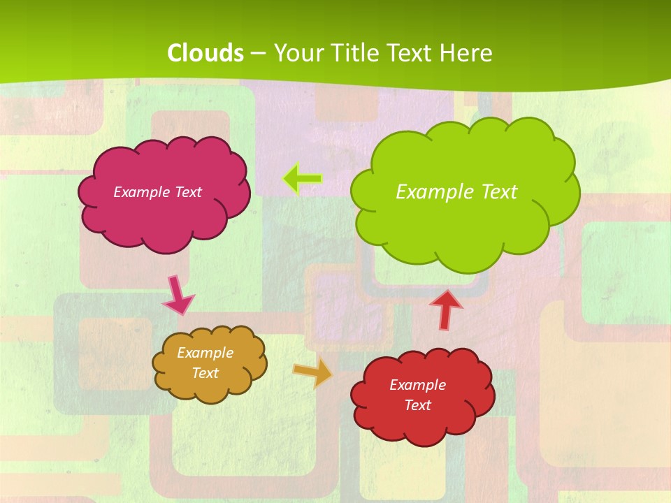 Pixel Close Up Colour PowerPoint Template