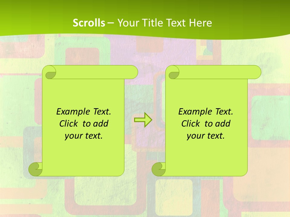 Pixel Close Up Colour PowerPoint Template