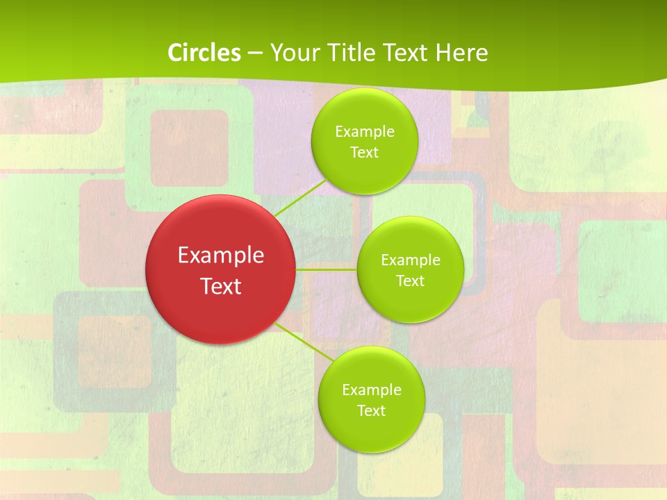 Pixel Close Up Colour PowerPoint Template