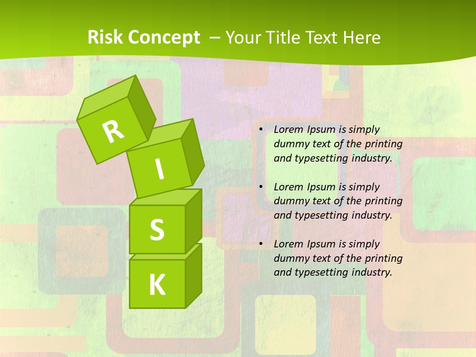 Pixel Close Up Colour PowerPoint Template