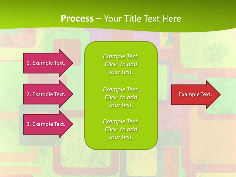 Pixel Close Up Colour PowerPoint Template