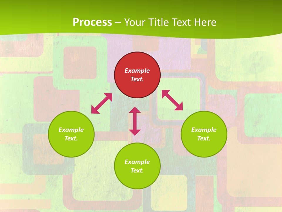 Pixel Close Up Colour PowerPoint Template