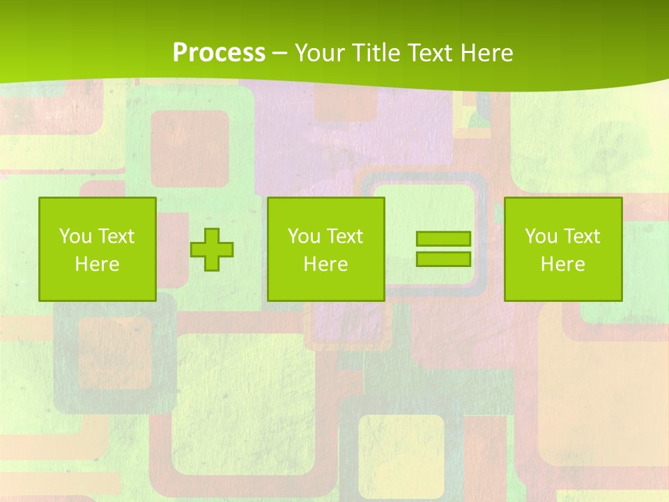 Pixel Close Up Colour PowerPoint Template