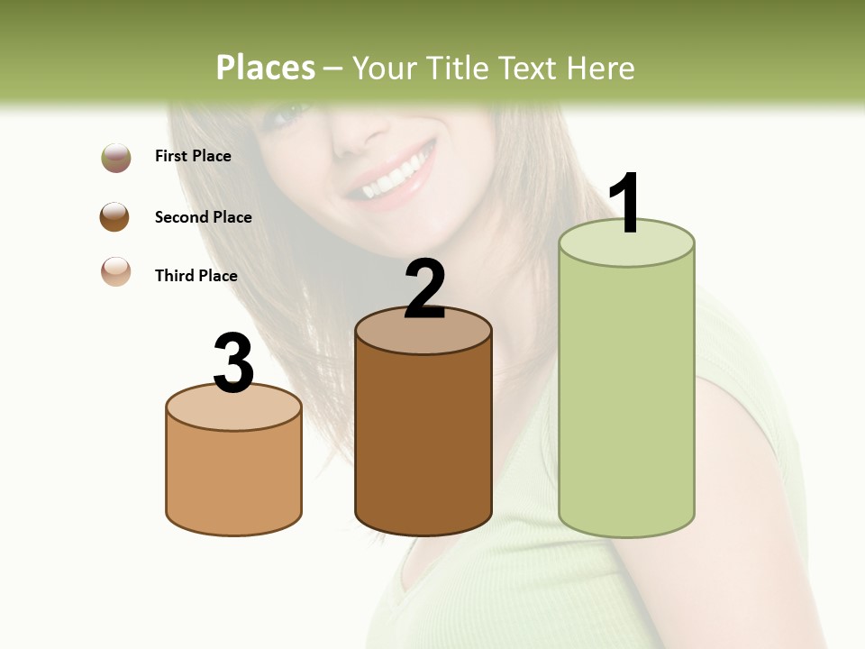 Face Beautiful Femininity PowerPoint Template