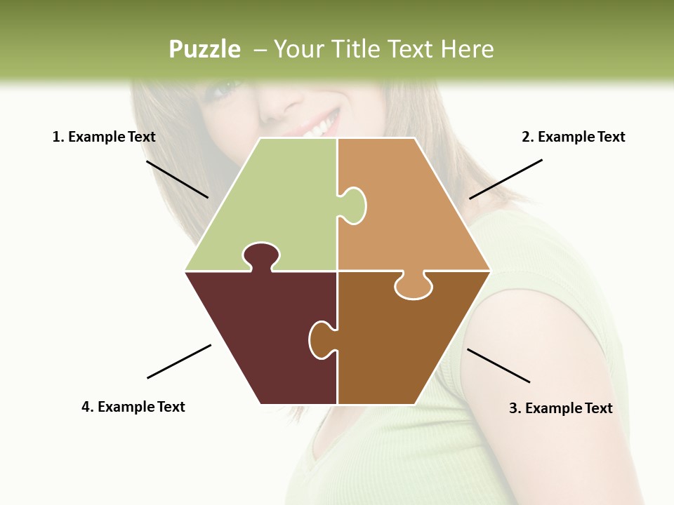 Face Beautiful Femininity PowerPoint Template