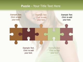 Face Beautiful Femininity PowerPoint Template