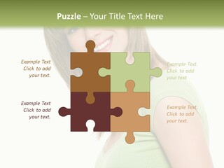 Face Beautiful Femininity PowerPoint Template