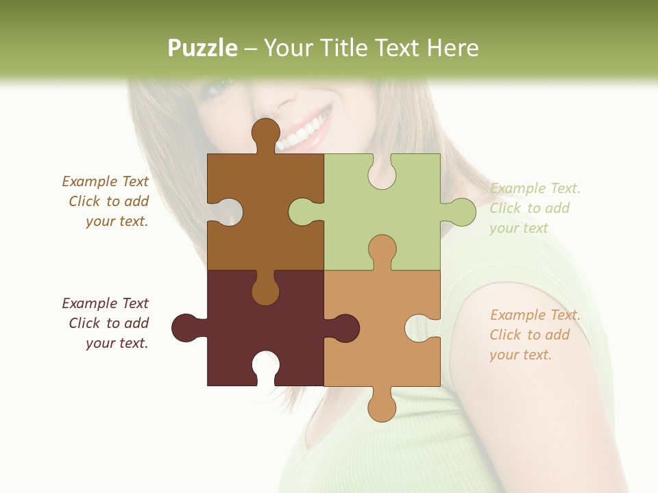 Face Beautiful Femininity PowerPoint Template