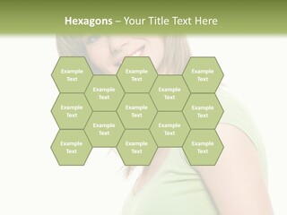 Face Beautiful Femininity PowerPoint Template