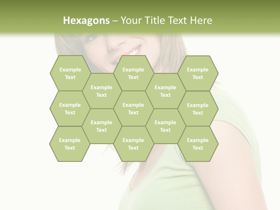 Face Beautiful Femininity PowerPoint Template