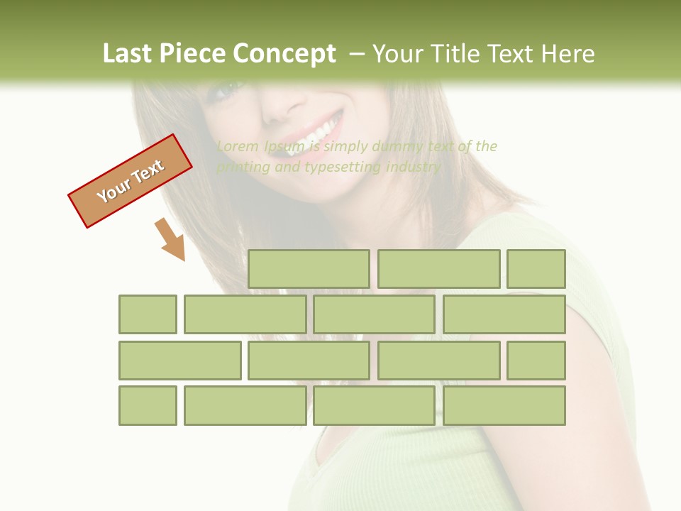 Face Beautiful Femininity PowerPoint Template