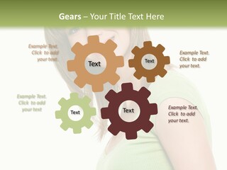 Face Beautiful Femininity PowerPoint Template