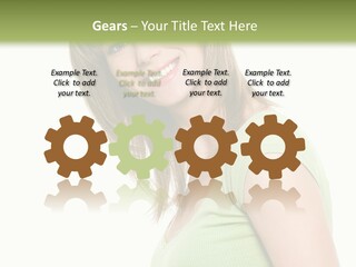 Face Beautiful Femininity PowerPoint Template