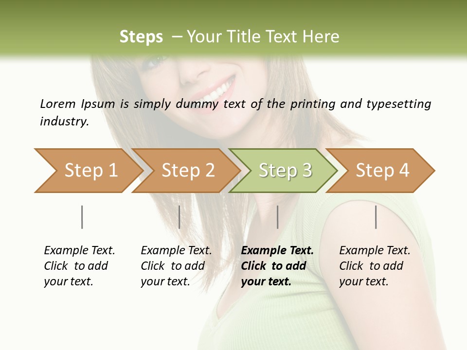 Face Beautiful Femininity PowerPoint Template